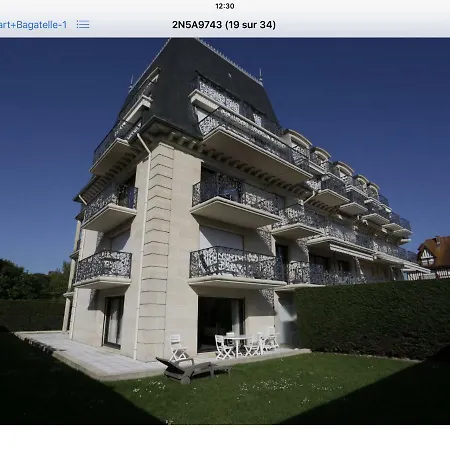 Rez De Jardin/garden Floor Apartment Deauville